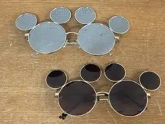 Disney Resort ミッキー型 ファッション用 サングラス 2点セット