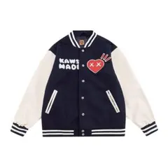 HUMANMADE ヒューマンメイド スカジャン　スタジャンM HUMAN MADE - KAWS x HUMAN MADE VARSITY JACKET #1 Mサイズの
