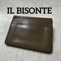 IL BISONTE イルビゾンテ　レザーパスケース 本革カードケース トルトラ