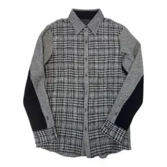OURET WOOLCHWCKGAUZE REGULARCOLLAR SHIRT