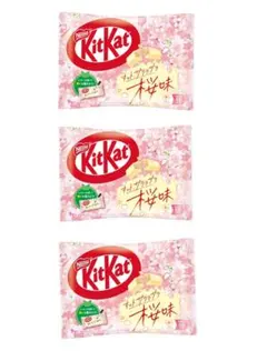ネスレ キットカット サクラサク桜味 9枚入×3袋のサムネイル