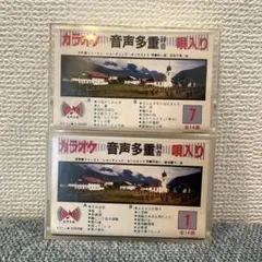 当時物　音声多重カセットテープ　演歌コンピレーション　各14曲