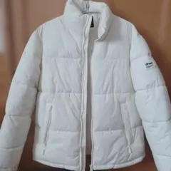 ZARA ホワイト ダウンジャケット