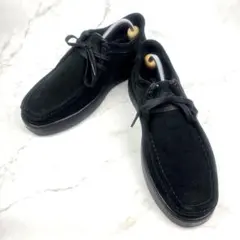 Clarks ワラビー MI-Xコートライトウォーリー 26 黒 モカシン