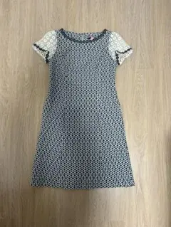 【美品】袖取り外し可能COTOO 柄ワンピース size:38のサムネイル