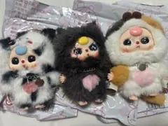 babyTHREE 犬猫シリーズ ぬいぐるみ ベビースリー 3点セット