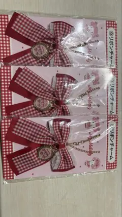 サンリオ マイメロディ＆マイスウィートピアノ　リボンチャーム 3個セット