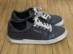 coach レザースニーカー グレー