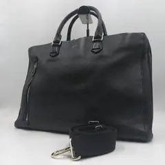 ポールスミス 本革 黒 ビジネスバッグ ブリーフケース シボ革 2way A4可