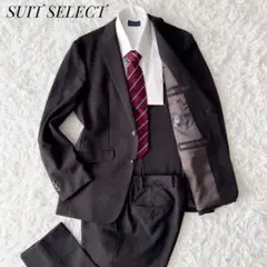 SUIT SELECT セットアップスーツ 4S ウィンドウペン ブラウンM相当