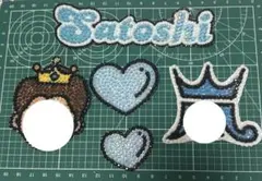 うちわデコパーツ デコうちわ　嵐