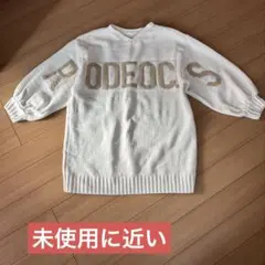 最終限定値下げ！ロデオクラウンズ ワイドボウル ビッグロゴワンピース