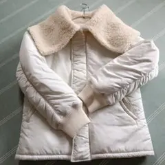 BIGボアカラー✦アイボリー ジャケット 新品未使用