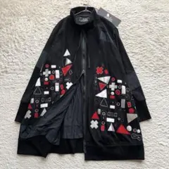 【美品】エイココンドウ ブルゾン キルティング 刺繍 パッチワーク ゆったり Lのサムネイル