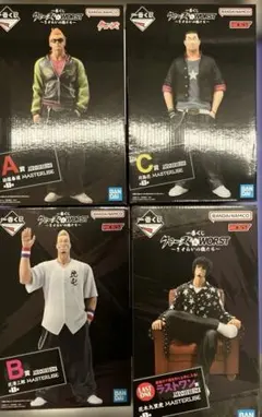 一番くじ　クローズ&WORST　ラストワン賞A賞B賞C賞フィギュアセット