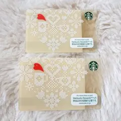 ❤︎スタバカード Starbucks ギフトカード 2枚セット❤︎