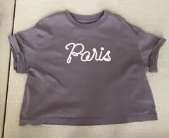 GIRLSグラフィックT 半袖　Paris ダークグレーのサムネイル