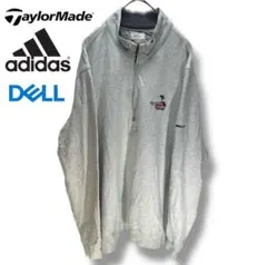 adidas adipure taylormade ハーフジップ スウェット
