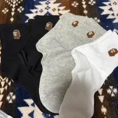 A BATHING APE ソックス 3足セットのサムネイル