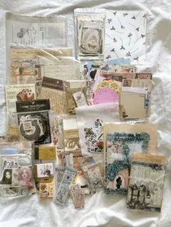 .*̮様 コラージュ　ペーパー素材　紙もの　 雑記帳 まとめ売り