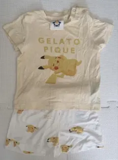ジェラピケ ポケモン ピカチュウ パジャマ上下 70 80