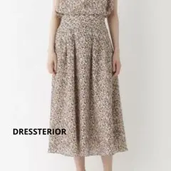 DRESSTERIOR ヴィンテージリーフ ミモレスカート 美品‼️