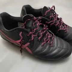アシックス 23.5cmサッカースパイク DS LIGHT ブラック/ピンク - メルカリ