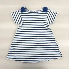 BREEZE ストライプ柄 半袖ワンピース 110