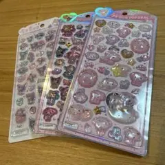 うるちゅるポップシール　マイメロ　クロミ　日焼け　サンリオキャラクターズ