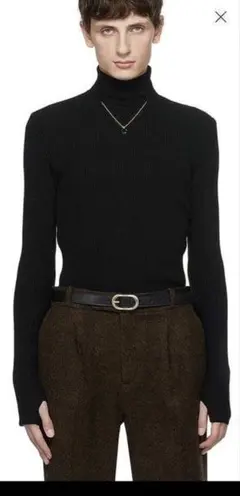 Ernest w Baker　リブ編み　ニット