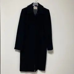 訳あり格安出品‼️Concezione ロングコート　黒　9AR ファー欠品