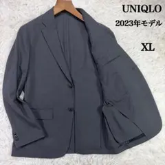 【大きいサイズ】2023年モデル ユニクロ 感動ジャケット グレー XL メンズ