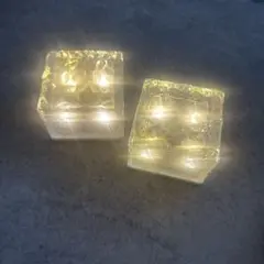LED氷デザインライト 2個セット　スタンダードプロダクツ
