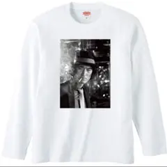 【新品】松田優作 ロングtシャツ　おもしろTシャツ　メンズ　レディース　ホワイト