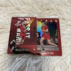 甲斐優斗　男子バレーボール日本代表ツインウエハース