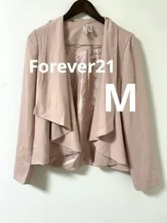 Forever21 ノーカラージャケット Mサイズ ピンクのサムネイル