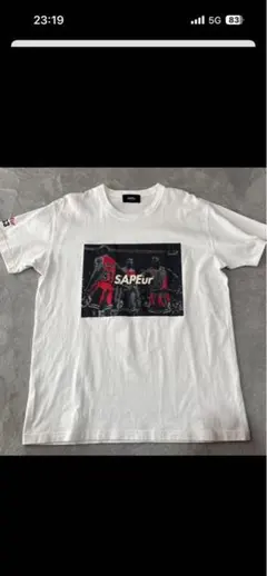 SAPEur BIG 3 Tシャツ ホワイト XL 希少　サプールのサムネイル