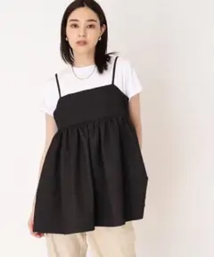 the shop tk タケオキクチ 洗濯機洗い可 ポコポコキャミ Tシャツのサムネイル