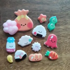 肉球シール　食べ物　ぷっくりシール　おすそわけ