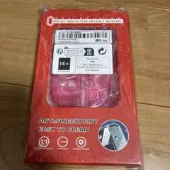 Nintendo Switch OLED 保護ケース クリア ピンク
