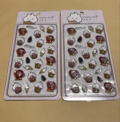 クリアぷくぷくキャンディシール　吉田産業　はむかっぷ　シール　2個セット