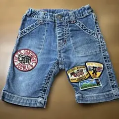 ダブルＢ　デニムパンツ　90 ハーフパンツ