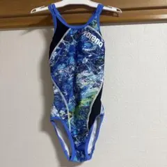 arena 水着 競泳　青　タフスーツ