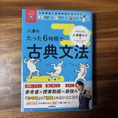 八澤のたった6時間で古典文法【新品】