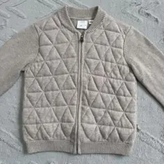 ZARA ベージュ キルティング ジャケット 110cm