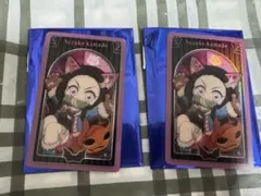 鬼滅の刃 ハロウィン 2025 竈門禰豆子 メタリックカード 2枚セット