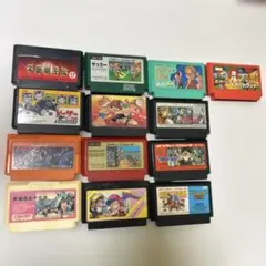 【中古】ファミコン ソフト ロムのみ 13本 まとめ売り ドラクエ他　動作確認済