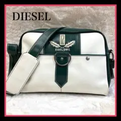 ⭐️【希少】 DIESEL ディーゼル レザー クロスボディ ショルダーバッグ
