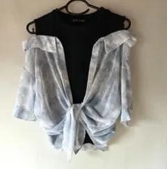 GORGE オフショル風レイヤードカットソーのサムネイル