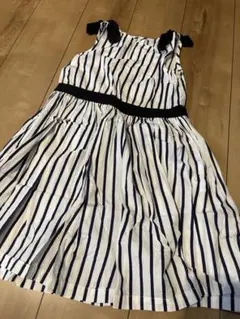 THE SHOP TK ストライプ ノースリーブ ワンピース130cm